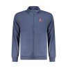 U.S. GRAND POLO FELPA CON ZIP UOMO BLU