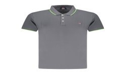 NORWAY 1963 POLO MANICHE CORTE UOMO GRIGIO