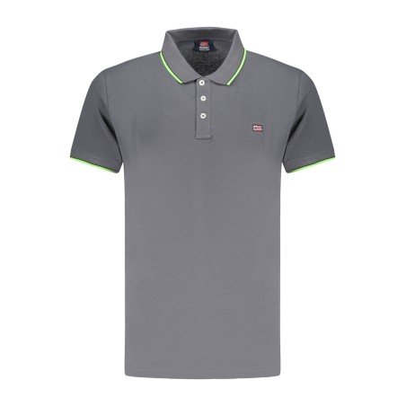 NORWAY 1963 POLO MANICHE CORTE UOMO GRIGIO