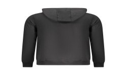 U.S. GRAND POLO FELPA CON ZIP UOMO NERO