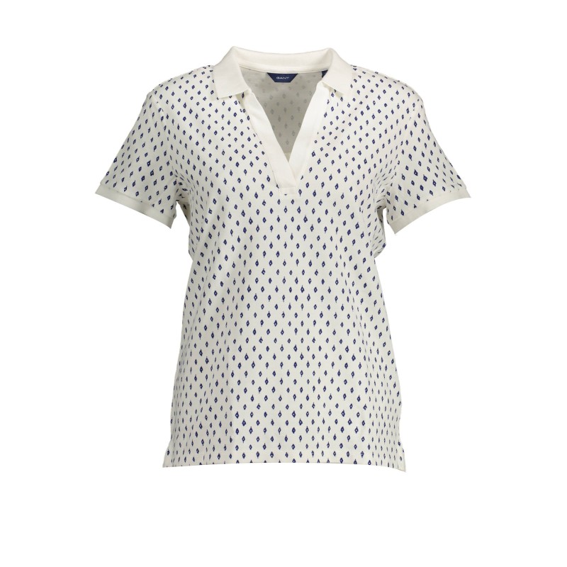 GANT POLO MANICHE CORTE DONNA BIANCO