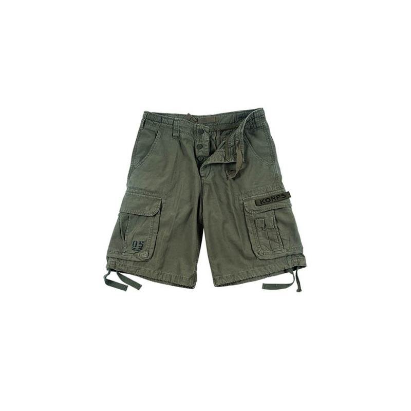 bermuda airborne korps in 100% cotone stonewash bermuda airborne korps in 100% cotone stonewash