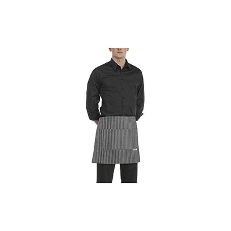 falda barman - 65% polyester - 35% cotton - new grey stripe falda barman - 65% polyester - 35% cotton - new grey stripe