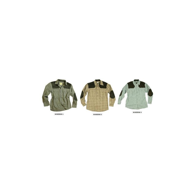 camicia corvus flanella a disegno scozzese con rinforzi velluto spalle e gomiti camicia corvus flanella a disegno scozzese con rinforzi velluto spalle e gomiti
