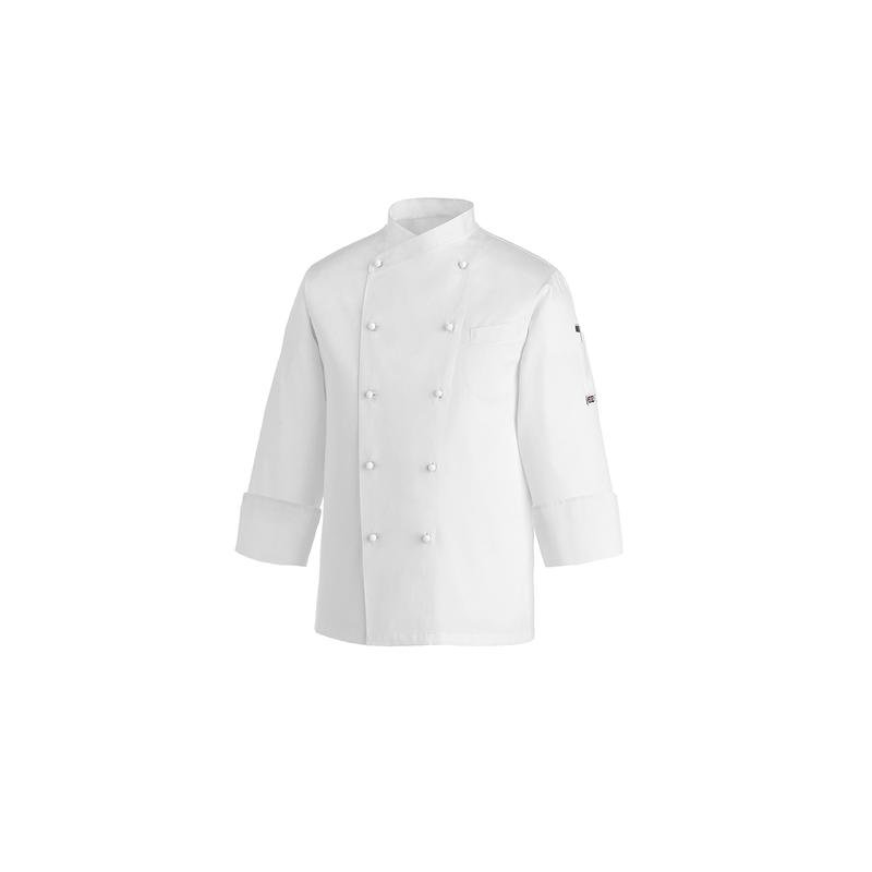 giacca unisex pierre - 100% cotton - white giacca unisex pierre - 100% cotton - white
