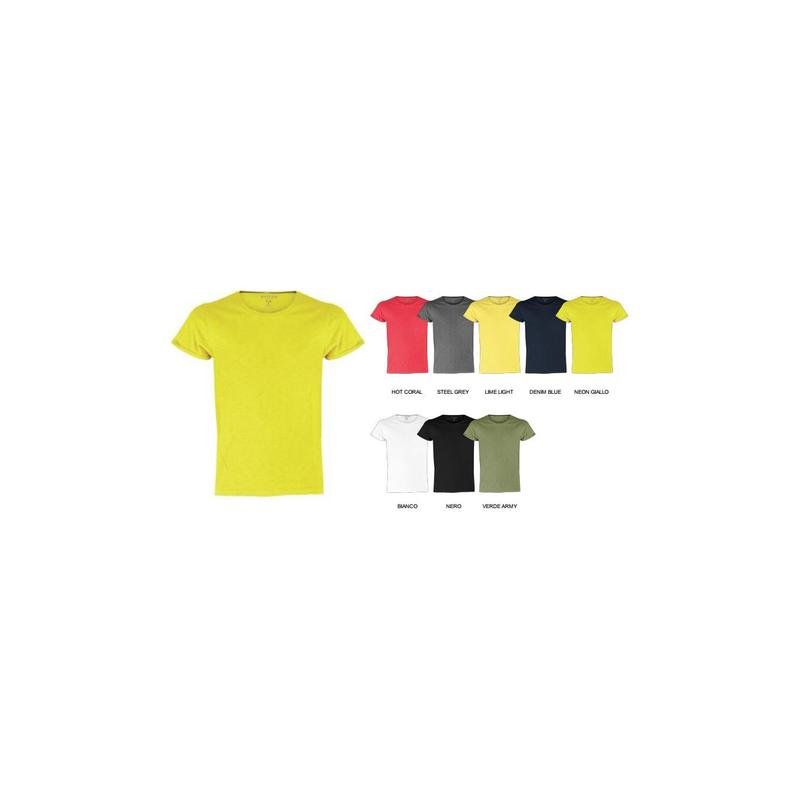 t-shirt discovery manica corta con girocollo leggermente ampio t-shirt discovery manica corta con girocollo leggermente ampio