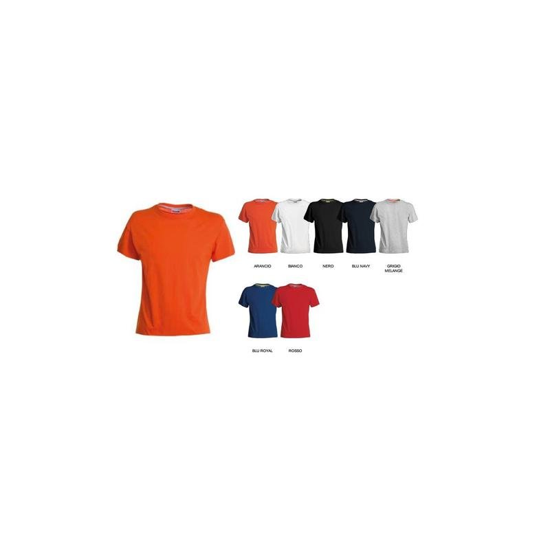 t-shirt sand donna 100% cotone jersey pettinato manica corta 125 gr/mq t-shirt sand donna 100% cotone jersey pettinato manica corta 125 gr/mq