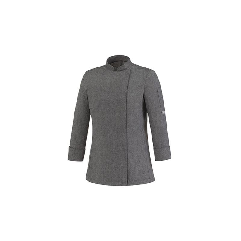giacca girl - 65% polyester - 35% cotton - grey mix giacca girl - 65% polyester - 35% cotton - grey mix