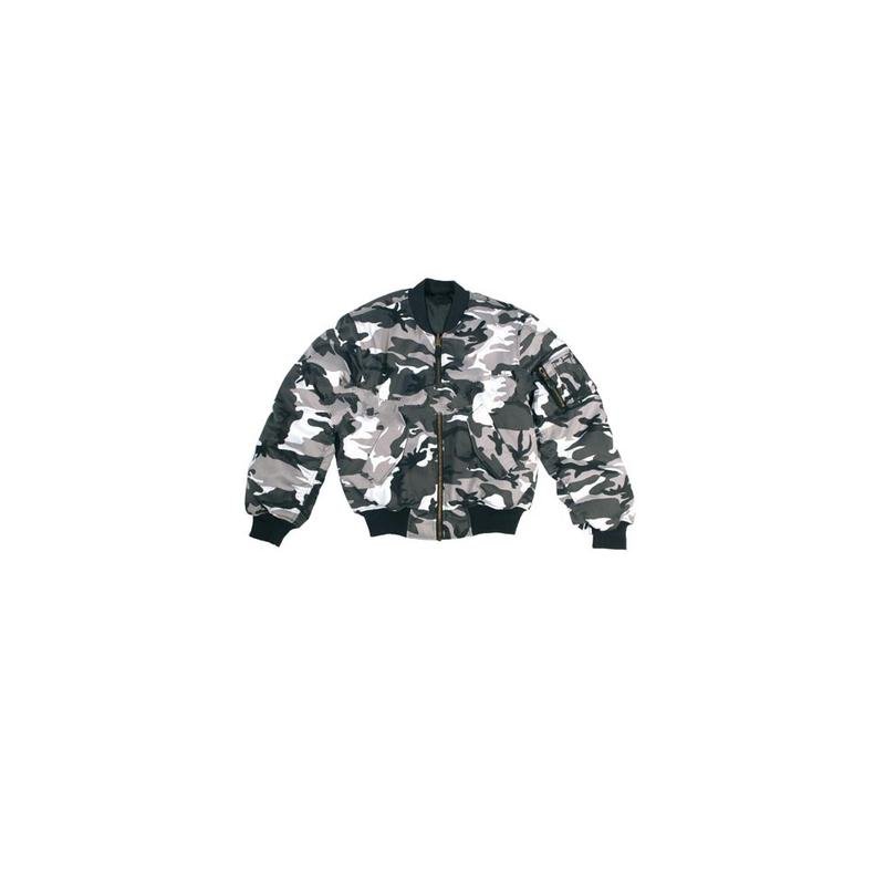giacca pilota in misto cotone giacca pilota in misto cotone