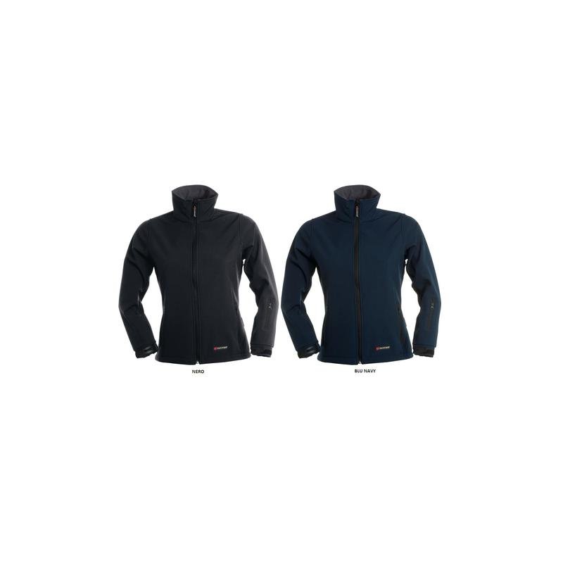 giacca sunny ergonomica da donna, zip lunga sbs nastrata giacca sunny ergonomica da donna, zip lunga sbs nastrata
