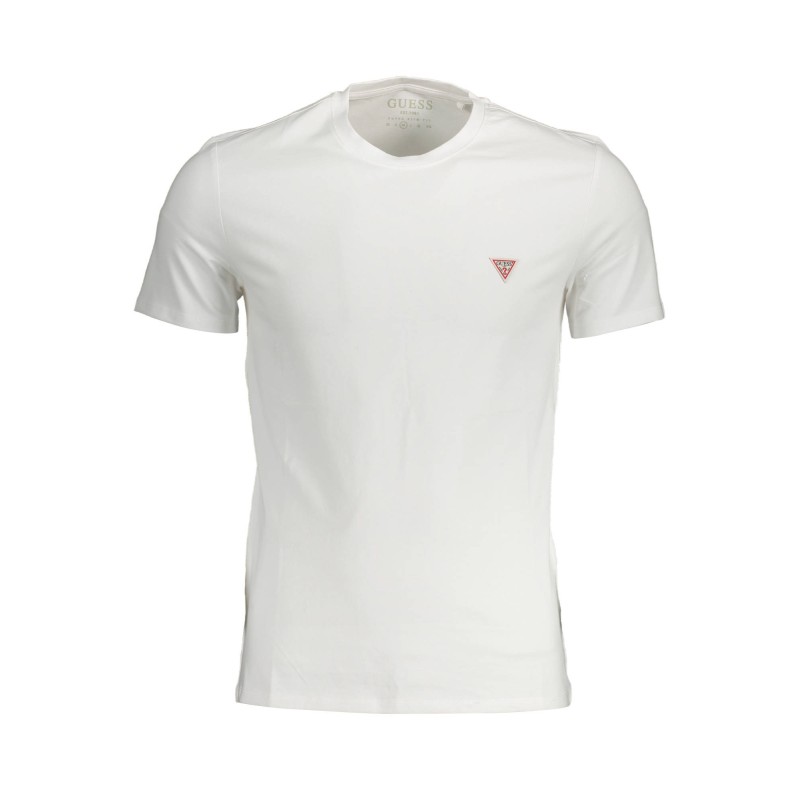 GUESS JEANS T-SHIRT MANICHE CORTE UOMO BIANCO GUESS JEANS T-SHIRT MANICHE CORTE UOMO BIANCO