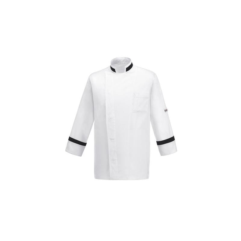 Giacca unisex Square Neck - 65% Polyester - 35% Cotton - White