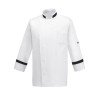 Giacca unisex Square Neck - 65% Polyester - 35% Cotton - White