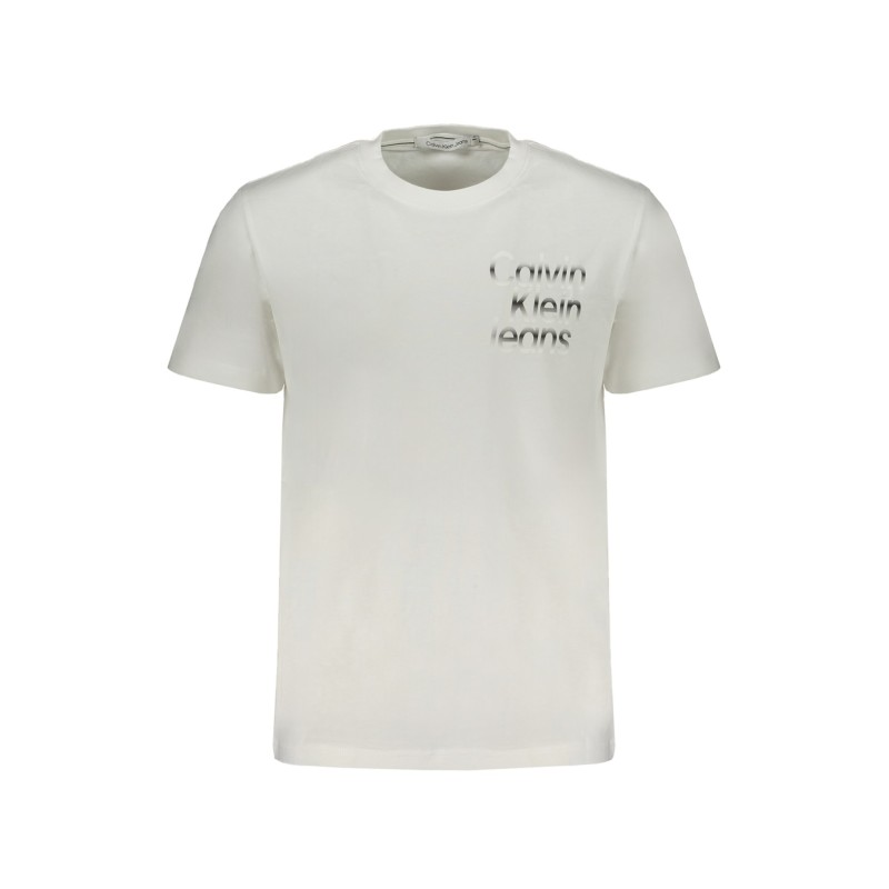 CALVIN KLEIN T-SHIRT MANICHE CORTE UOMO BIANCO CALVIN KLEIN T-SHIRT MANICHE CORTE UOMO BIANCO