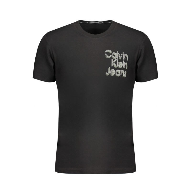 CALVIN KLEIN T-SHIRT MANICHE CORTE UOMO NERO CALVIN KLEIN T-SHIRT MANICHE CORTE UOMO NERO