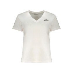 KAPPA T-SHIRT MANICHE CORTE DONNA BIANCO