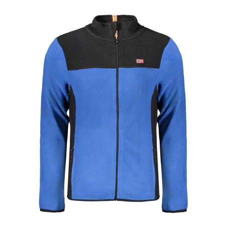 NORWAY 1963 FELPA CON ZIP UOMO BLU