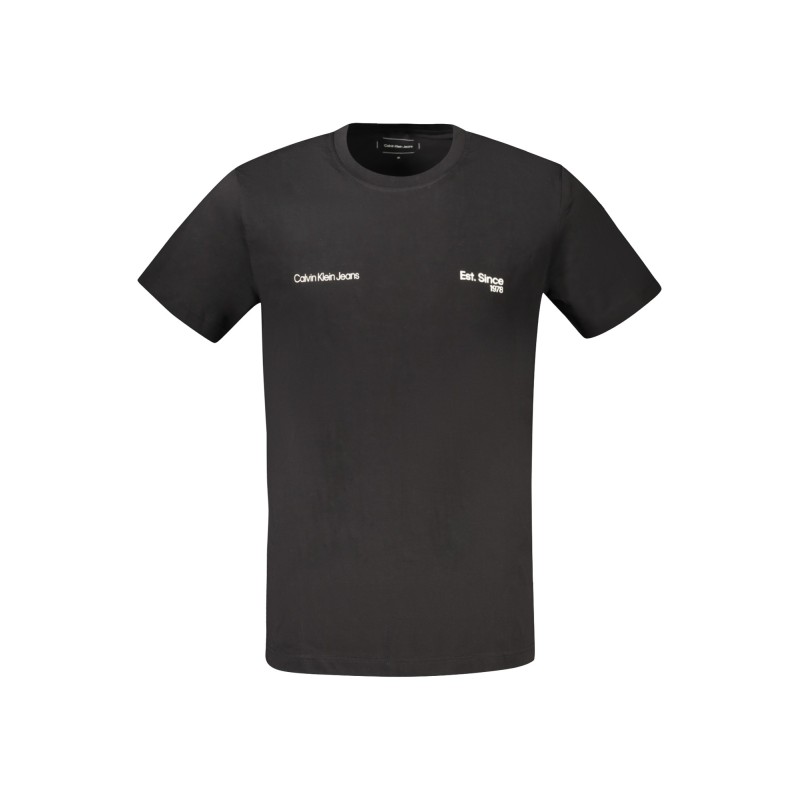 CALVIN KLEIN T-SHIRT MANICHE CORTE UOMO NERO CALVIN KLEIN T-SHIRT MANICHE CORTE UOMO NERO
