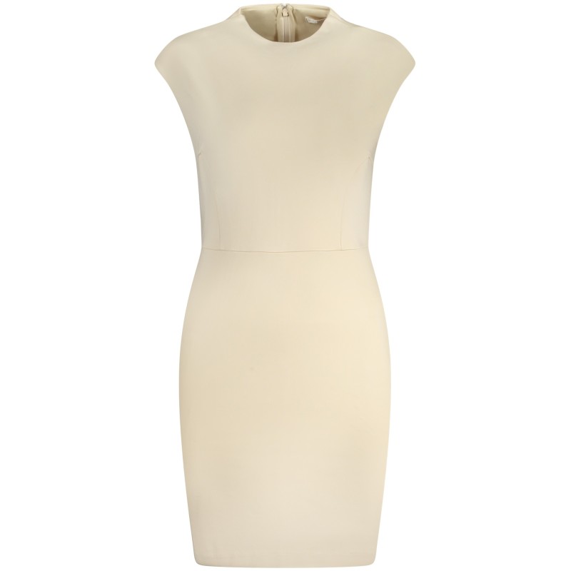 GUESS JEANS ABITO CORTO DONNA BEIGE GUESS JEANS ABITO CORTO DONNA BEIGE