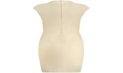 GUESS JEANS ABITO CORTO DONNA BEIGE