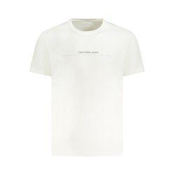 CALVIN KLEIN T-SHIRT MANICHE CORTE UOMO BIANCO