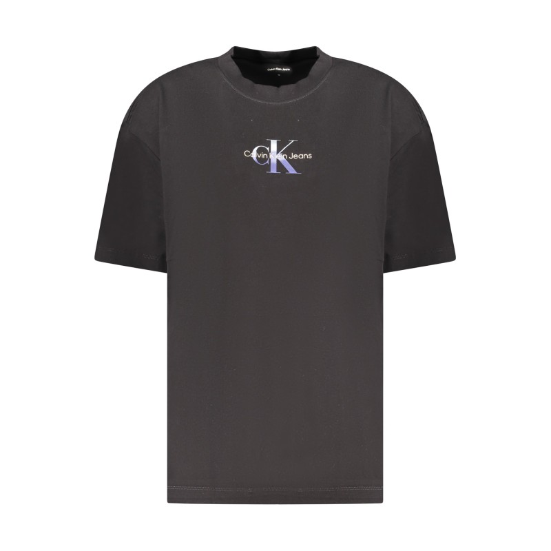CALVIN KLEIN T-SHIRT MANICHE CORTE DONNA NERO CALVIN KLEIN T-SHIRT MANICHE CORTE DONNA NERO