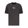 CALVIN KLEIN T-SHIRT MANICHE CORTE DONNA NERO