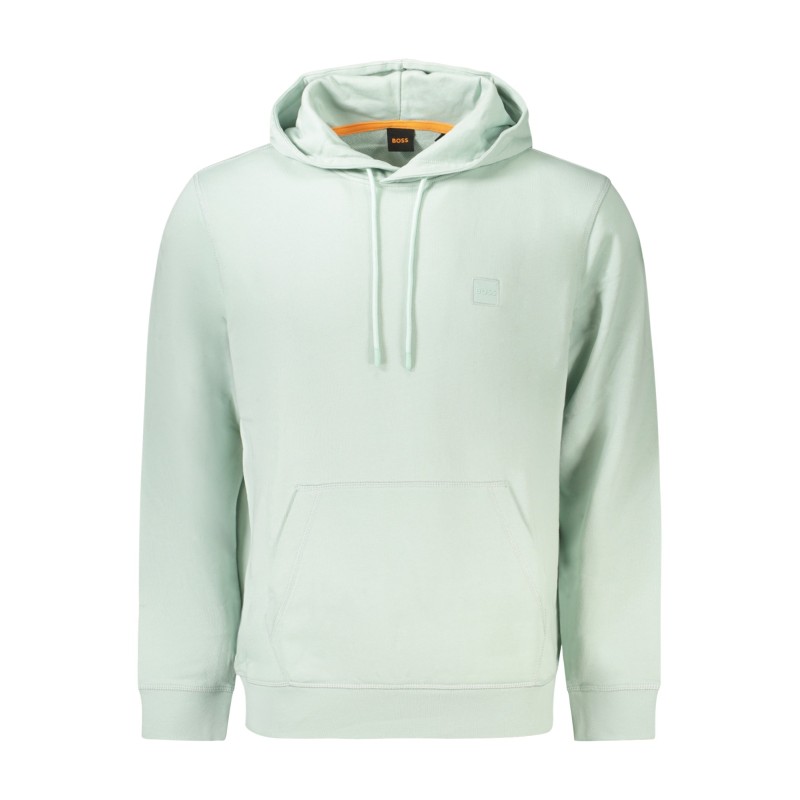 HUGO BOSS FELPA SENZA ZIP UOMO VERDE