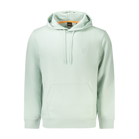 HUGO BOSS FELPA SENZA ZIP UOMO VERDE