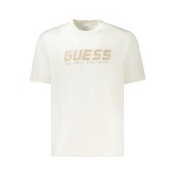 GUESS JEANS T-SHIRT MANICHE CORTE UOMO BEIGE