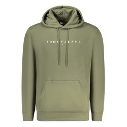 TOMMY HILFIGER FELPA SENZA ZIP UOMO VERDE