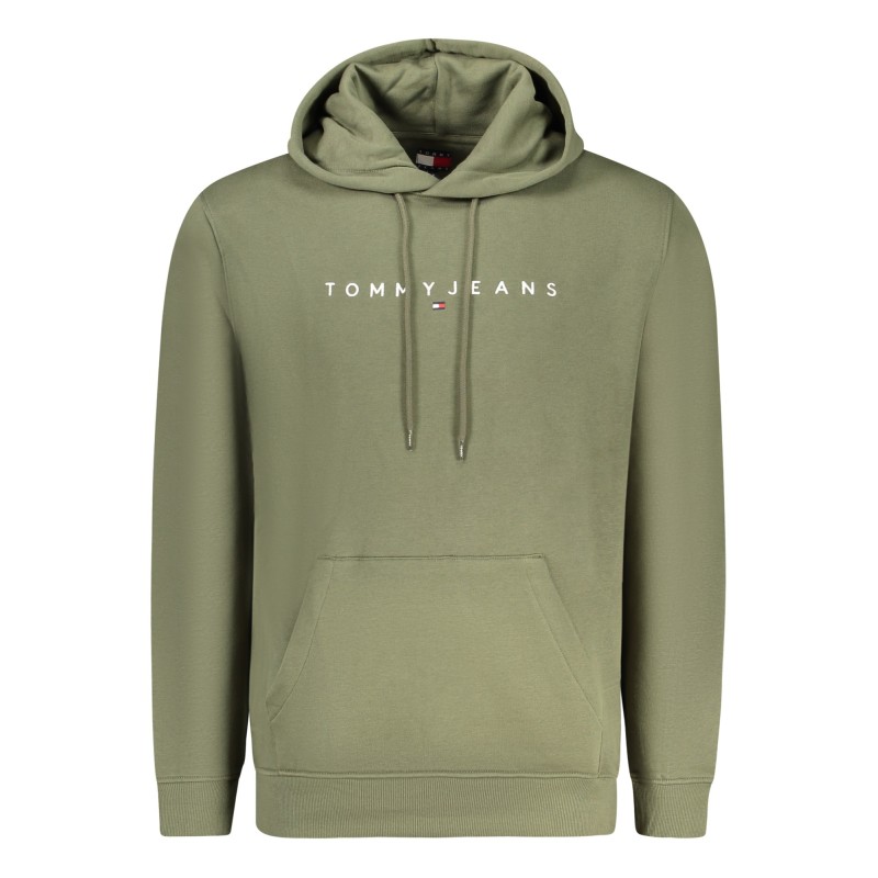 TOMMY HILFIGER FELPA SENZA ZIP UOMO VERDE TOMMY HILFIGER FELPA SENZA ZIP UOMO VERDE