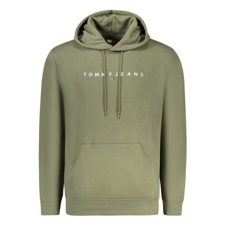 TOMMY HILFIGER FELPA SENZA ZIP UOMO VERDE