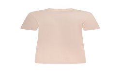 GUESS JEANS T-SHIRT MANICHE CORTE DONNA ROSA