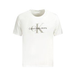 CALVIN KLEIN T-SHIRT MANICHE CORTE UOMO BIANCO