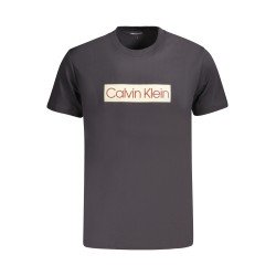 CALVIN KLEIN T-SHIRT MANICHE CORTE UOMO NERO