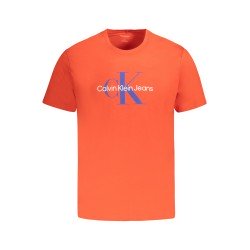 CALVIN KLEIN T-SHIRT MANICHE CORTE UOMO ROSSO