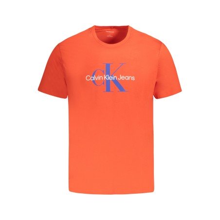 CALVIN KLEIN T-SHIRT MANICHE CORTE UOMO ROSSO