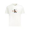 CALVIN KLEIN T-SHIRT MANICHE CORTE UOMO BIANCO