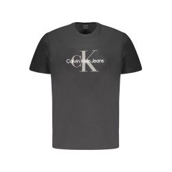 CALVIN KLEIN T-SHIRT MANICHE CORTE UOMO NERO