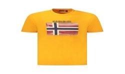 NAPAPIJRI T-SHIRT MANICHE CORTE UOMO ARANCIO