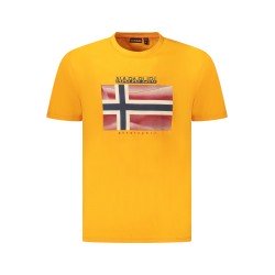 NAPAPIJRI T-SHIRT MANICHE CORTE UOMO ARANCIO