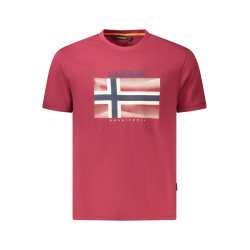 NAPAPIJRI T-SHIRT MANICHE CORTE UOMO ROSSO