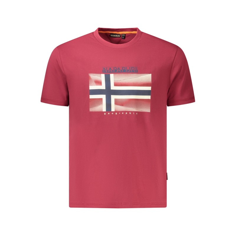 NAPAPIJRI T-SHIRT MANICHE CORTE UOMO ROSSO NAPAPIJRI T-SHIRT MANICHE CORTE UOMO ROSSO