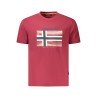 NAPAPIJRI T-SHIRT MANICHE CORTE UOMO ROSSO