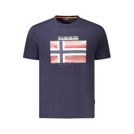 NAPAPIJRI T-SHIRT MANICHE CORTE UOMO BLU
