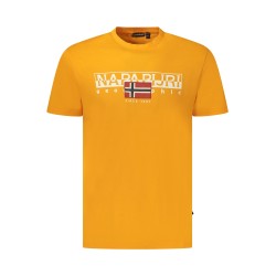 NAPAPIJRI T-SHIRT MANICHE CORTE UOMO ARANCIO