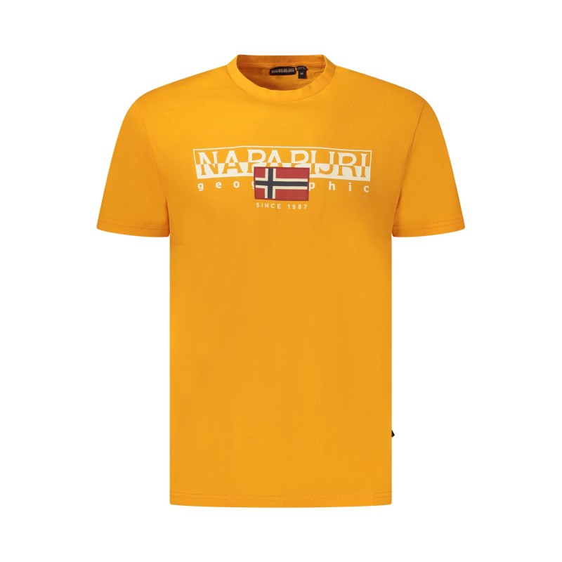 NAPAPIJRI T-SHIRT MANICHE CORTE UOMO ARANCIO NAPAPIJRI T-SHIRT MANICHE CORTE UOMO ARANCIO