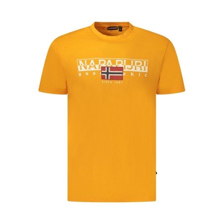 NAPAPIJRI T-SHIRT MANICHE CORTE UOMO ARANCIO