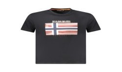 NAPAPIJRI T-SHIRT MANICHE CORTE UOMO NERO